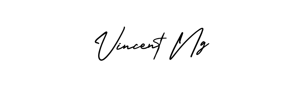 Make a beautiful signature design for name Vincent Ng. With this signature (AmerikaSignatureDemo-Regular) style, you can create a handwritten signature for free. Vincent Ng signature style 3 images and pictures png