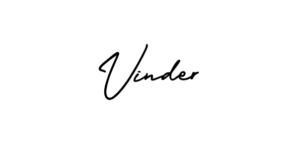 if you are searching for the best signature style for your name Vinder. so please give up your signature search. here we have designed multiple signature styles  using AmerikaSignatureDemo-Regular. Vinder signature style 3 images and pictures png