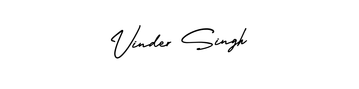 How to Draw Vinder Singh signature style? AmerikaSignatureDemo-Regular is a latest design signature styles for name Vinder Singh. Vinder Singh signature style 3 images and pictures png