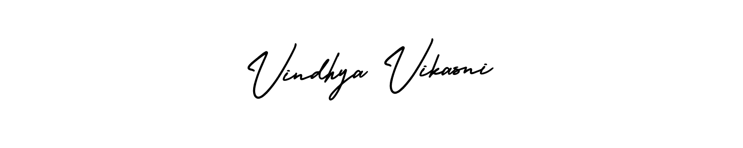 Make a beautiful signature design for name Vindhya Vikasni. Use this online signature maker to create a handwritten signature for free. Vindhya Vikasni signature style 3 images and pictures png