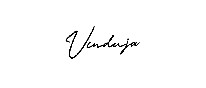 How to Draw Vinduja signature style? AmerikaSignatureDemo-Regular is a latest design signature styles for name Vinduja. Vinduja signature style 3 images and pictures png