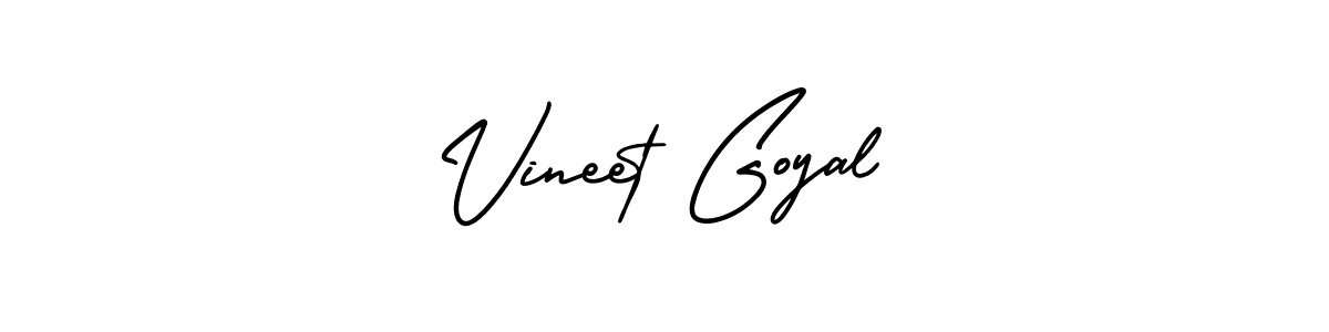 Make a beautiful signature design for name Vineet Goyal. Use this online signature maker to create a handwritten signature for free. Vineet Goyal signature style 3 images and pictures png
