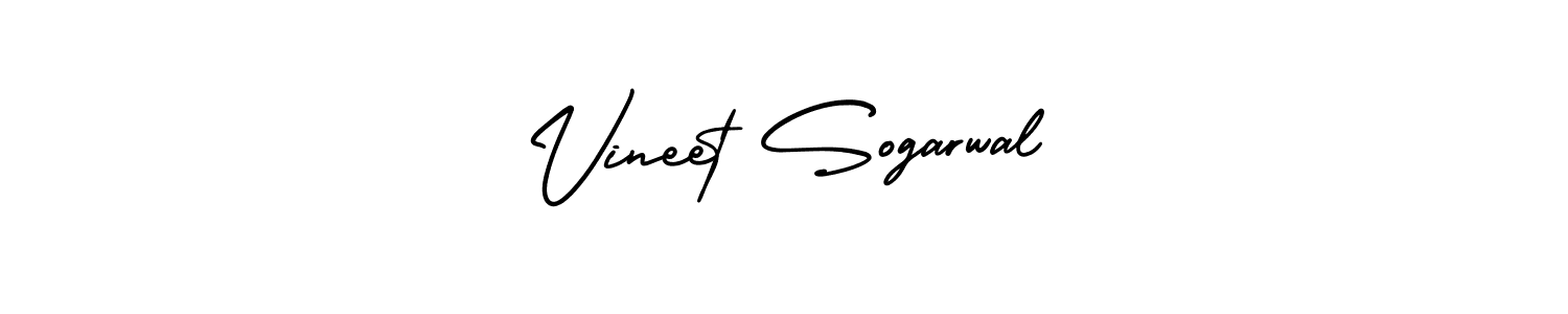 Make a short Vineet Sogarwal signature style. Manage your documents anywhere anytime using AmerikaSignatureDemo-Regular. Create and add eSignatures, submit forms, share and send files easily. Vineet Sogarwal signature style 3 images and pictures png