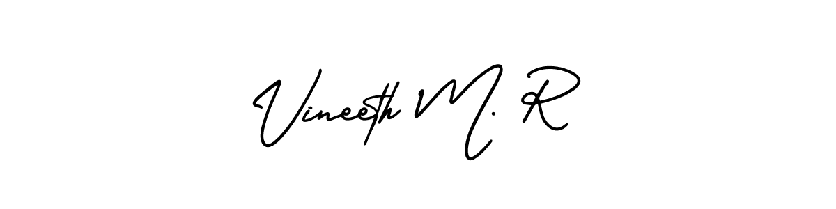 Here are the top 10 professional signature styles for the name Vineeth M. R. These are the best autograph styles you can use for your name. Vineeth M. R signature style 3 images and pictures png