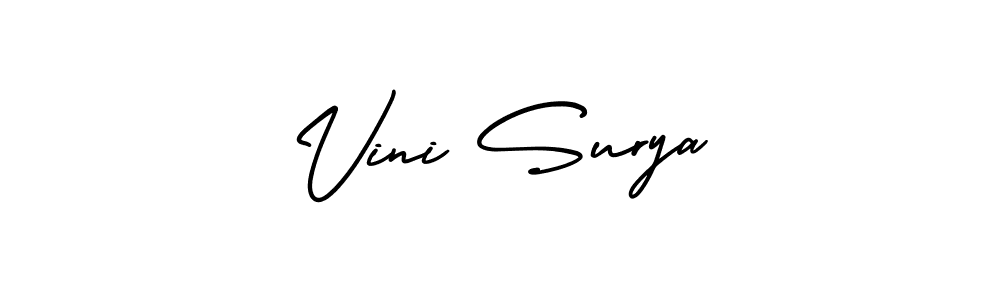 Best and Professional Signature Style for Vini Surya. AmerikaSignatureDemo-Regular Best Signature Style Collection. Vini Surya signature style 3 images and pictures png