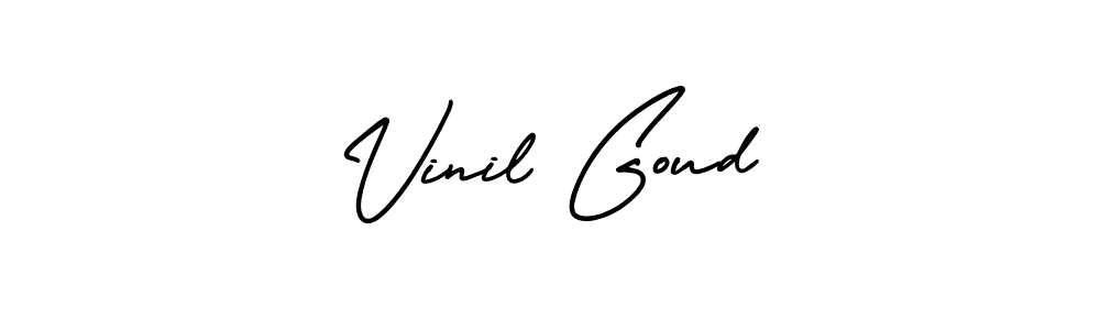 Check out images of Autograph of Vinil Goud name. Actor Vinil Goud Signature Style. AmerikaSignatureDemo-Regular is a professional sign style online. Vinil Goud signature style 3 images and pictures png