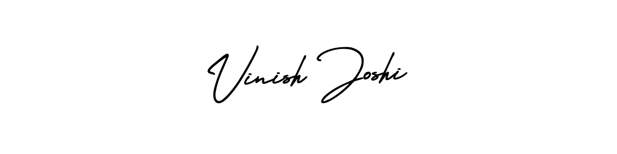 Make a short Vinish Joshi signature style. Manage your documents anywhere anytime using AmerikaSignatureDemo-Regular. Create and add eSignatures, submit forms, share and send files easily. Vinish Joshi signature style 3 images and pictures png