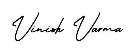 Use a signature maker to create a handwritten signature online. With this signature software, you can design (AmerikaSignatureDemo-Regular) your own signature for name Vinish Varma. Vinish Varma signature style 3 images and pictures png