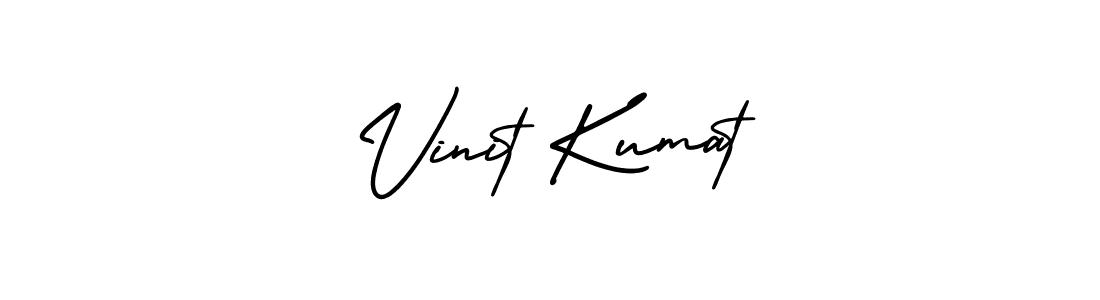 Check out images of Autograph of Vinit Kumat name. Actor Vinit Kumat Signature Style. AmerikaSignatureDemo-Regular is a professional sign style online. Vinit Kumat signature style 3 images and pictures png