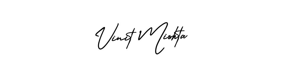 if you are searching for the best signature style for your name Vinit Mishta. so please give up your signature search. here we have designed multiple signature styles  using AmerikaSignatureDemo-Regular. Vinit Mishta signature style 3 images and pictures png