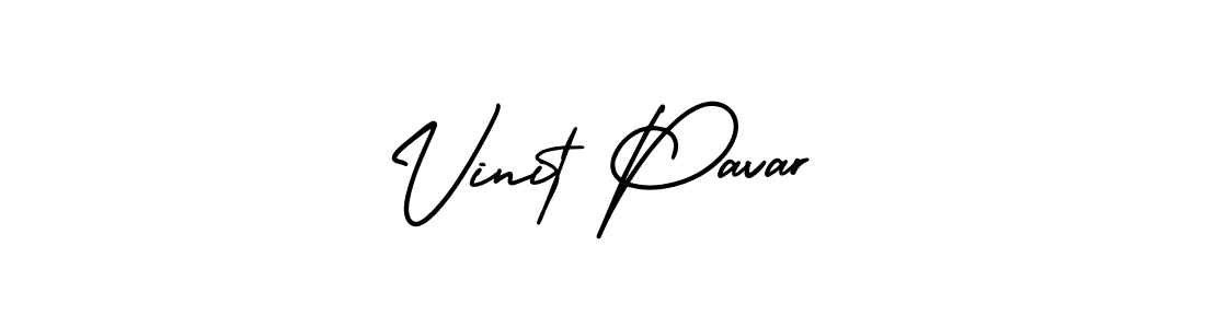 Also You can easily find your signature by using the search form. We will create Vinit Pavar name handwritten signature images for you free of cost using AmerikaSignatureDemo-Regular sign style. Vinit Pavar signature style 3 images and pictures png