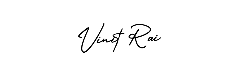 Also You can easily find your signature by using the search form. We will create Vinit Rai name handwritten signature images for you free of cost using AmerikaSignatureDemo-Regular sign style. Vinit Rai signature style 3 images and pictures png