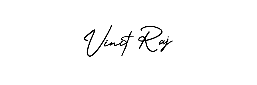 This is the best signature style for the Vinit Raj name. Also you like these signature font (AmerikaSignatureDemo-Regular). Mix name signature. Vinit Raj signature style 3 images and pictures png