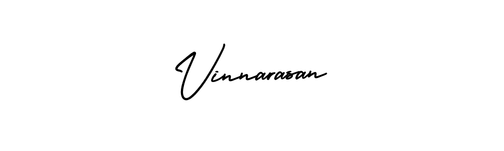 Vinnarasan stylish signature style. Best Handwritten Sign (AmerikaSignatureDemo-Regular) for my name. Handwritten Signature Collection Ideas for my name Vinnarasan. Vinnarasan signature style 3 images and pictures png