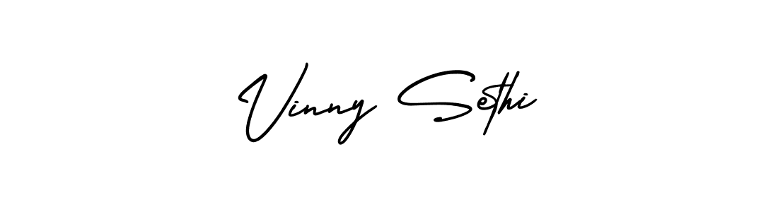 Make a beautiful signature design for name Vinny Sethi. Use this online signature maker to create a handwritten signature for free. Vinny Sethi signature style 3 images and pictures png