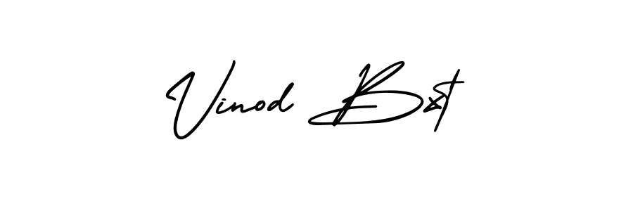 Best and Professional Signature Style for Vinod Bxt. AmerikaSignatureDemo-Regular Best Signature Style Collection. Vinod Bxt signature style 3 images and pictures png