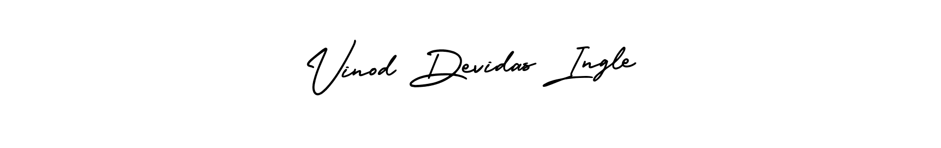How to make Vinod Devidas Ingle signature? AmerikaSignatureDemo-Regular is a professional autograph style. Create handwritten signature for Vinod Devidas Ingle name. Vinod Devidas Ingle signature style 3 images and pictures png