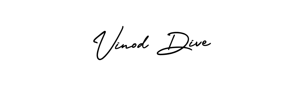 Also You can easily find your signature by using the search form. We will create Vinod Dive name handwritten signature images for you free of cost using AmerikaSignatureDemo-Regular sign style. Vinod Dive signature style 3 images and pictures png