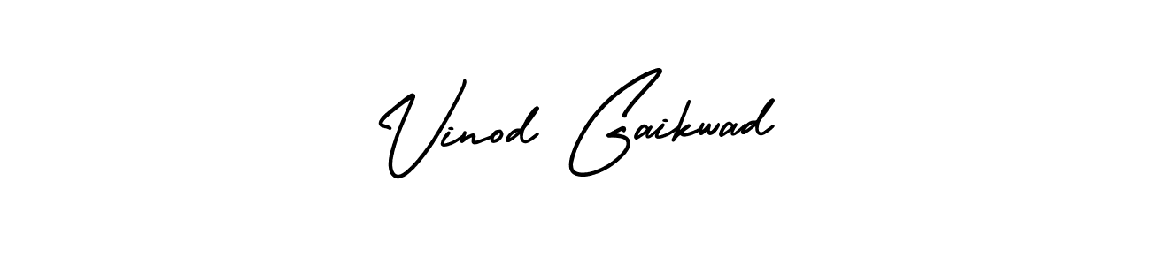 Create a beautiful signature design for name Vinod Gaikwad. With this signature (AmerikaSignatureDemo-Regular) fonts, you can make a handwritten signature for free. Vinod Gaikwad signature style 3 images and pictures png