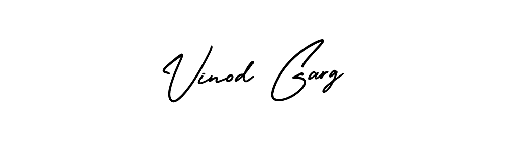 Vinod Garg stylish signature style. Best Handwritten Sign (AmerikaSignatureDemo-Regular) for my name. Handwritten Signature Collection Ideas for my name Vinod Garg. Vinod Garg signature style 3 images and pictures png