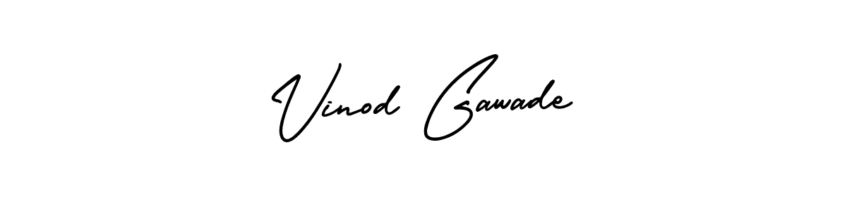 Make a short Vinod Gawade signature style. Manage your documents anywhere anytime using AmerikaSignatureDemo-Regular. Create and add eSignatures, submit forms, share and send files easily. Vinod Gawade signature style 3 images and pictures png