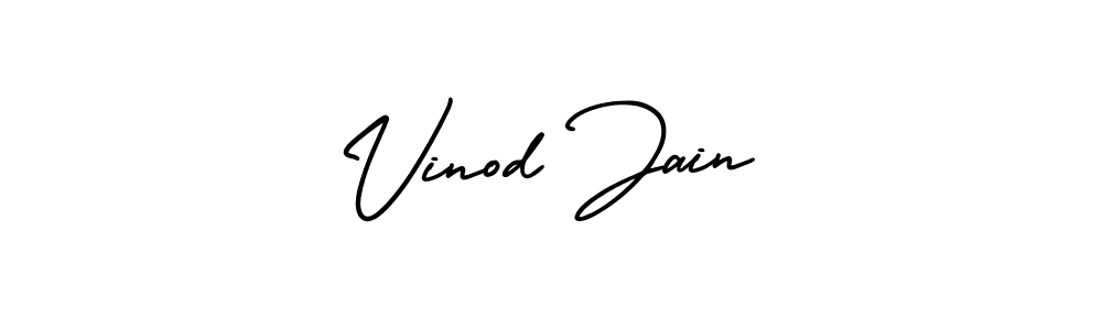 It looks lik you need a new signature style for name Vinod Jain. Design unique handwritten (AmerikaSignatureDemo-Regular) signature with our free signature maker in just a few clicks. Vinod Jain signature style 3 images and pictures png