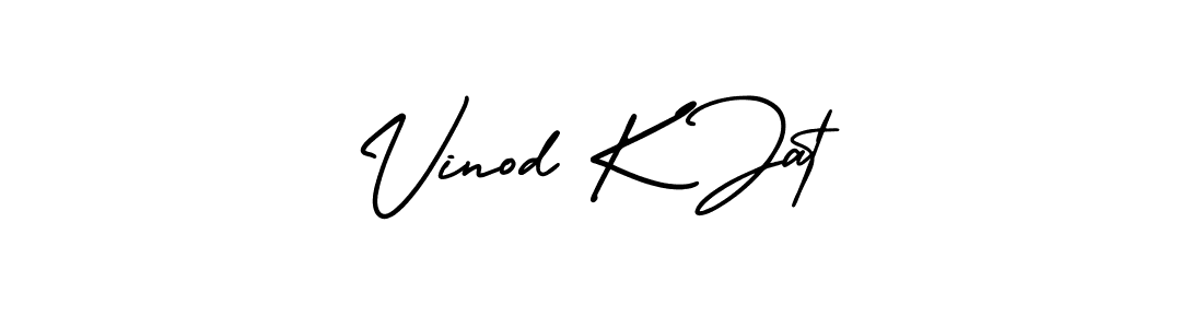 Also we have Vinod K Jat name is the best signature style. Create professional handwritten signature collection using AmerikaSignatureDemo-Regular autograph style. Vinod K Jat signature style 3 images and pictures png