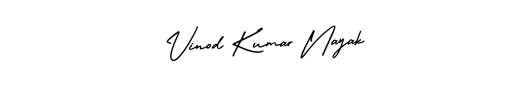 It looks lik you need a new signature style for name Vinod Kumar Nayak. Design unique handwritten (AmerikaSignatureDemo-Regular) signature with our free signature maker in just a few clicks. Vinod Kumar Nayak signature style 3 images and pictures png