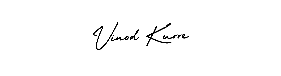 Design your own signature with our free online signature maker. With this signature software, you can create a handwritten (AmerikaSignatureDemo-Regular) signature for name Vinod Kurre. Vinod Kurre signature style 3 images and pictures png