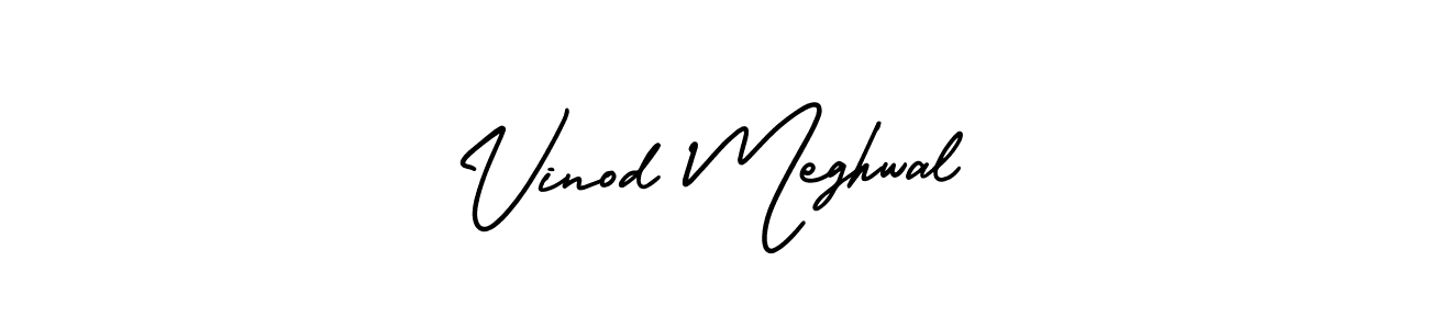 Best and Professional Signature Style for Vinod Meghwal. AmerikaSignatureDemo-Regular Best Signature Style Collection. Vinod Meghwal signature style 3 images and pictures png