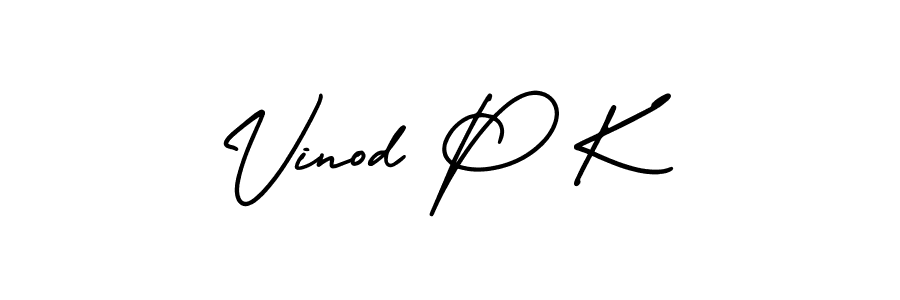 Best and Professional Signature Style for Vinod P K. AmerikaSignatureDemo-Regular Best Signature Style Collection. Vinod P K signature style 3 images and pictures png