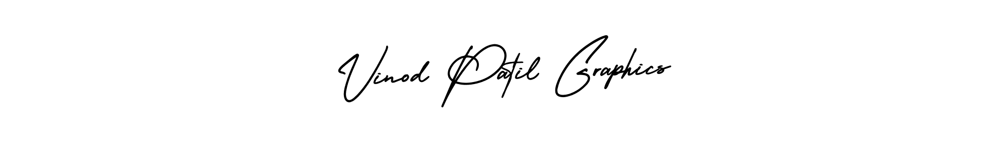 Also You can easily find your signature by using the search form. We will create Vinod Patil Graphics name handwritten signature images for you free of cost using AmerikaSignatureDemo-Regular sign style. Vinod Patil Graphics signature style 3 images and pictures png