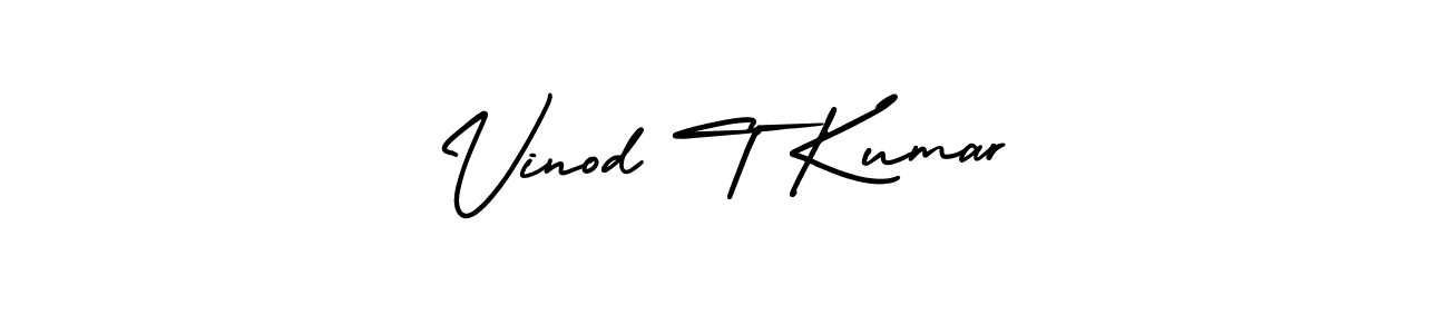 You can use this online signature creator to create a handwritten signature for the name Vinod T Kumar. This is the best online autograph maker. Vinod T Kumar signature style 3 images and pictures png