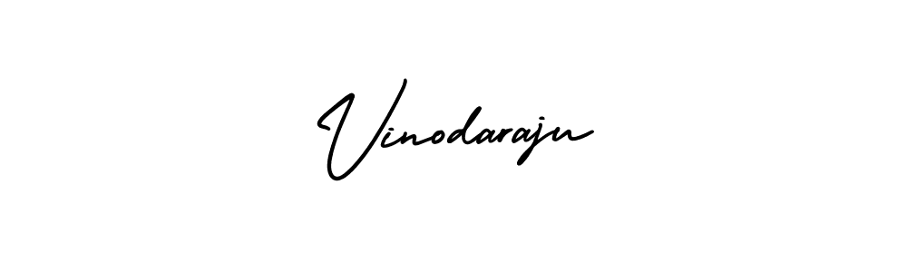 Design your own signature with our free online signature maker. With this signature software, you can create a handwritten (AmerikaSignatureDemo-Regular) signature for name Vinodaraju. Vinodaraju signature style 3 images and pictures png