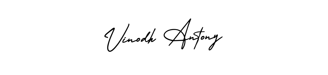 Similarly AmerikaSignatureDemo-Regular is the best handwritten signature design. Signature creator online .You can use it as an online autograph creator for name Vinodh Antony. Vinodh Antony signature style 3 images and pictures png