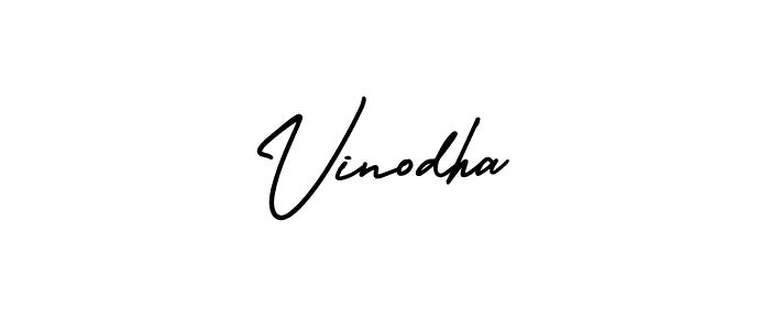 How to Draw Vinodha signature style? AmerikaSignatureDemo-Regular is a latest design signature styles for name Vinodha. Vinodha signature style 3 images and pictures png