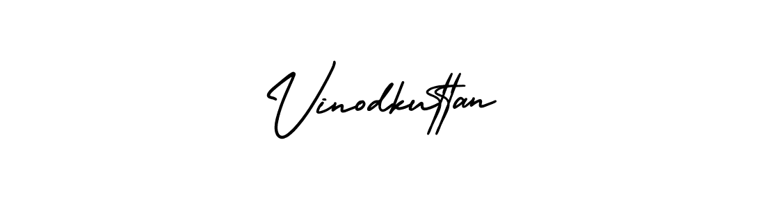 This is the best signature style for the Vinodkuttan name. Also you like these signature font (AmerikaSignatureDemo-Regular). Mix name signature. Vinodkuttan signature style 3 images and pictures png