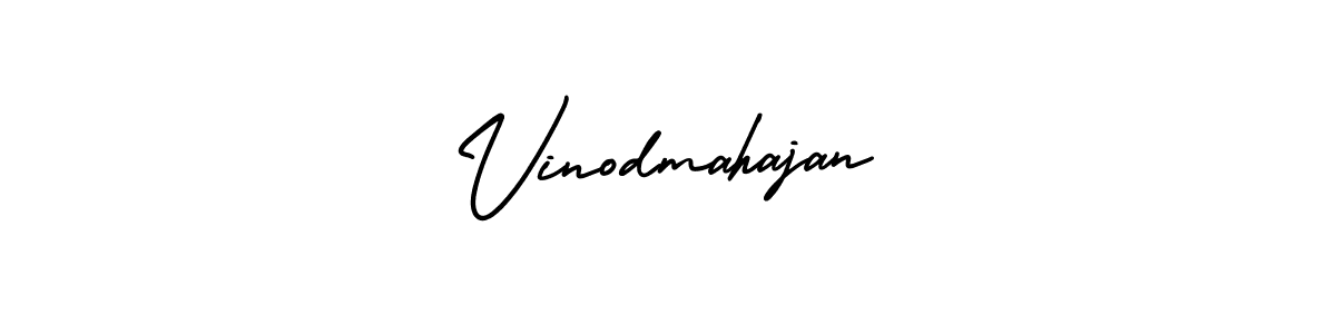 Create a beautiful signature design for name Vinodmahajan. With this signature (AmerikaSignatureDemo-Regular) fonts, you can make a handwritten signature for free. Vinodmahajan signature style 3 images and pictures png