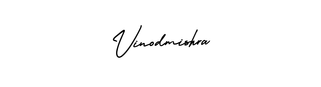 Vinodmishra stylish signature style. Best Handwritten Sign (AmerikaSignatureDemo-Regular) for my name. Handwritten Signature Collection Ideas for my name Vinodmishra. Vinodmishra signature style 3 images and pictures png