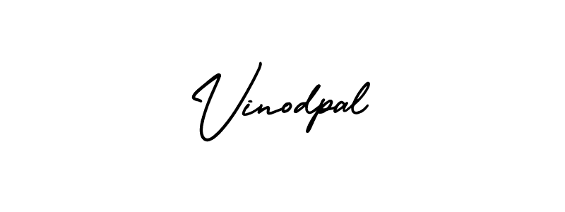 Create a beautiful signature design for name Vinodpal. With this signature (AmerikaSignatureDemo-Regular) fonts, you can make a handwritten signature for free. Vinodpal signature style 3 images and pictures png