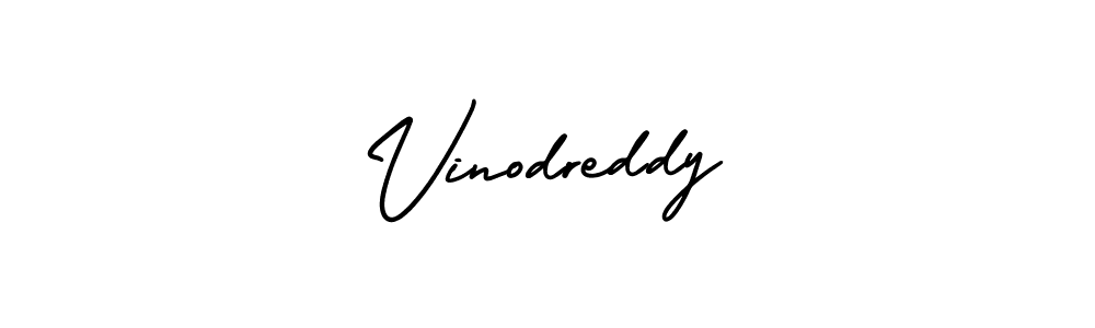 You should practise on your own different ways (AmerikaSignatureDemo-Regular) to write your name (Vinodreddy) in signature. don't let someone else do it for you. Vinodreddy signature style 3 images and pictures png