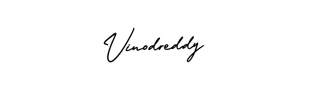 Also we have Vinodreddy name is the best signature style. Create professional handwritten signature collection using AmerikaSignatureDemo-Regular autograph style. Vinodreddy signature style 3 images and pictures png