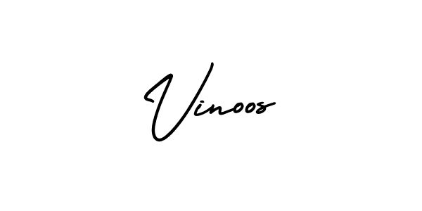 Make a beautiful signature design for name Vinoos. Use this online signature maker to create a handwritten signature for free. Vinoos signature style 3 images and pictures png