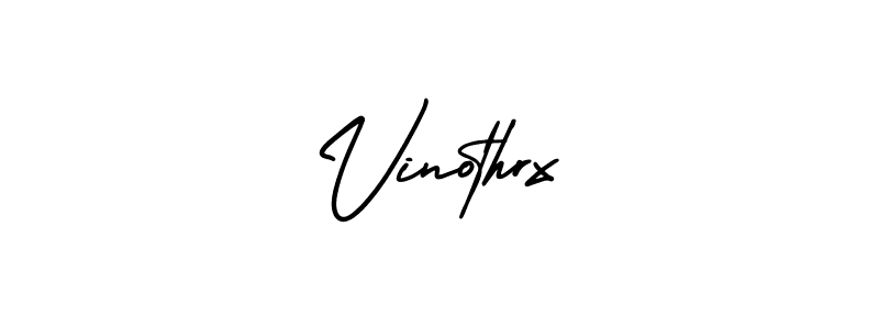Design your own signature with our free online signature maker. With this signature software, you can create a handwritten (AmerikaSignatureDemo-Regular) signature for name Vinothrx. Vinothrx signature style 3 images and pictures png