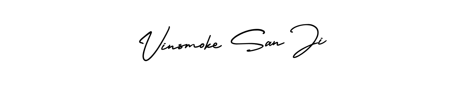 This is the best signature style for the Vinsmoke San Ji name. Also you like these signature font (AmerikaSignatureDemo-Regular). Mix name signature. Vinsmoke San Ji signature style 3 images and pictures png