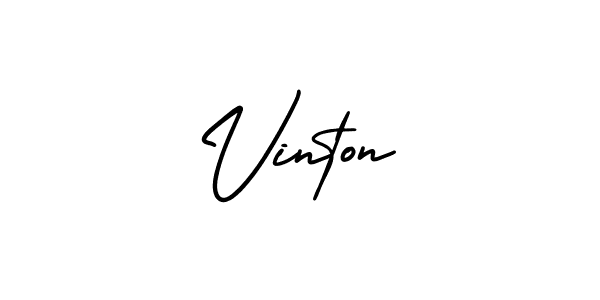 if you are searching for the best signature style for your name Vinton. so please give up your signature search. here we have designed multiple signature styles  using AmerikaSignatureDemo-Regular. Vinton signature style 3 images and pictures png