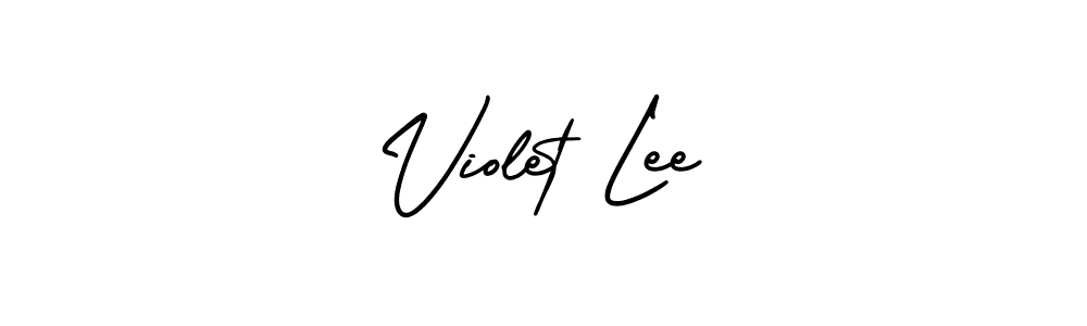 Create a beautiful signature design for name Violet Lee. With this signature (AmerikaSignatureDemo-Regular) fonts, you can make a handwritten signature for free. Violet Lee signature style 3 images and pictures png