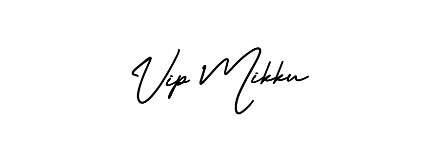 This is the best signature style for the Vip Mikku name. Also you like these signature font (AmerikaSignatureDemo-Regular). Mix name signature. Vip Mikku signature style 3 images and pictures png