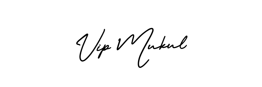 How to Draw Vip Mukul signature style? AmerikaSignatureDemo-Regular is a latest design signature styles for name Vip Mukul. Vip Mukul signature style 3 images and pictures png