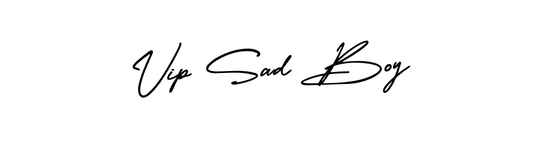 Make a beautiful signature design for name Vip Sad Boy. Use this online signature maker to create a handwritten signature for free. Vip Sad Boy signature style 3 images and pictures png